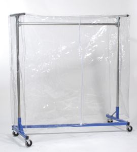 Clear Cover for Garment Rack (4'L x 5'H)