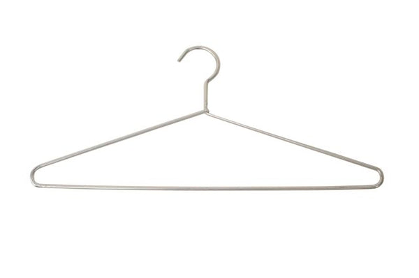Amber Home Heavy Duty Metal Shirt Coat Hangers 20 Pack, Stainless Steel  Clothes Hanger with Polished Chrome, 17 Inch Silver Metal Wire Hanger