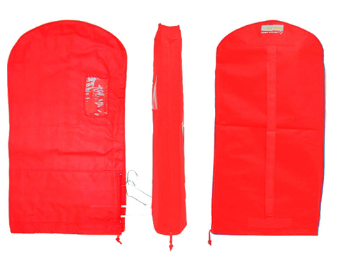 Green Garmento Red Buttons Kanger Hanger 48" Long Bag - 5 Pack