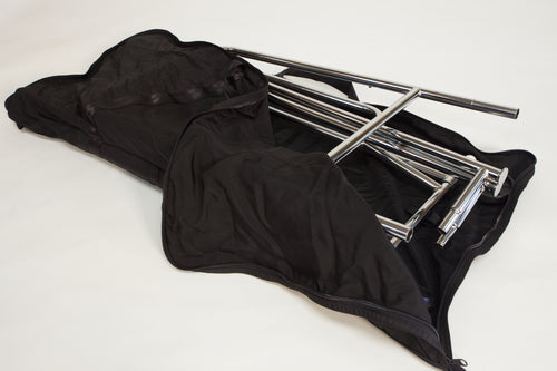 Collapsible Single Rail Rack with Carry Case