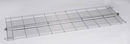 Folding Bottom Shelf for 5' Quality Fabricators®  Heavy Duty Z Rack