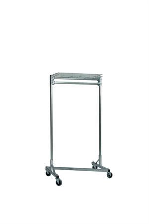Quality Fabricators¨ Heavy Duty Garment Z-Rack : Top Shelf- 3' Base x 5' Uprights