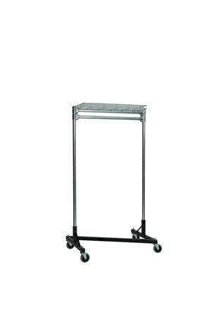 Quality Fabricators¨ Heavy Duty Garment Z-Rack : Top Shelf- 3' Base x 5' Uprights