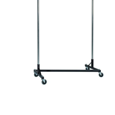 Quality Fabricators¨ Heavy Duty Garment Z-Rack : Quickrail - 4' Base x 6' Uprights