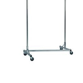 Quality Fabricators¨ Heavy Duty Garment Z-Rack : Quickrail - 4' Base x 6' Uprights