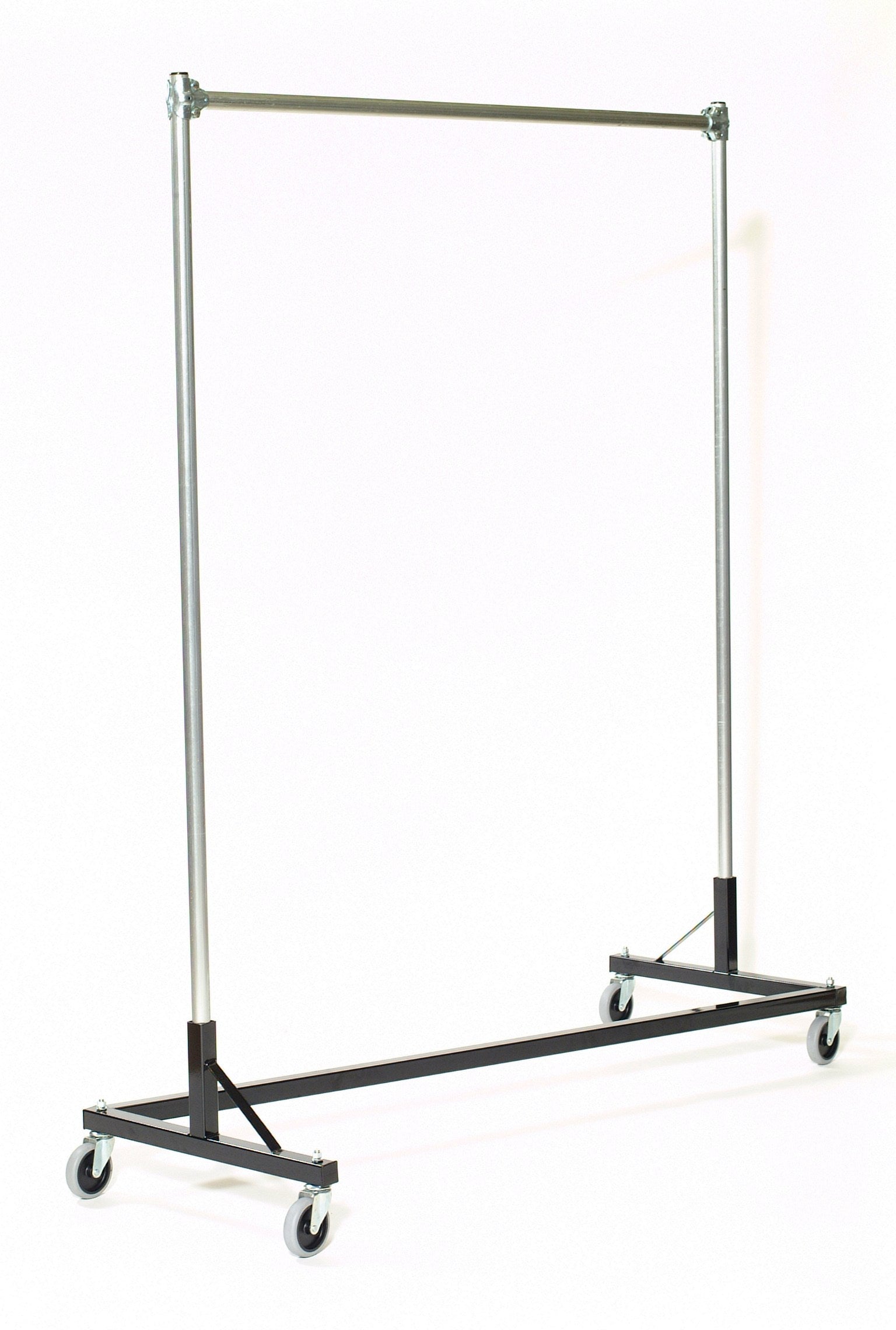 Quality Fabricators¨ Heavy Duty Garment Z-Rack : Single Rail