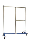 Quality Fabricators™ Heavy Duty Garment Z-Rack : Quality Fabricators™ Split Rail - 5' Base x 7' Uprights