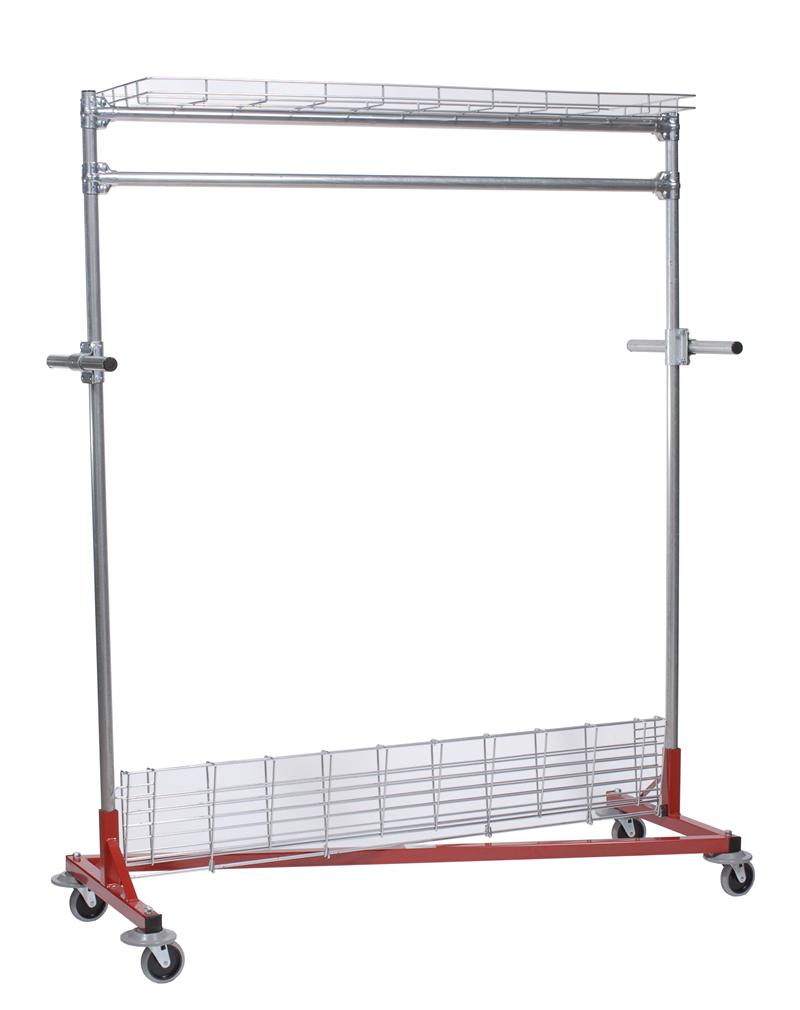 Quality Fabricators® Heritage Z-Rack - Base 5' x 6' Uprights