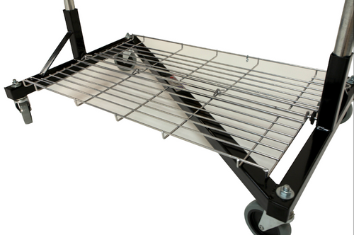 Folding Bottom Shelf for 3' Quality Fabricators¨ Heavy Duty Z Rack